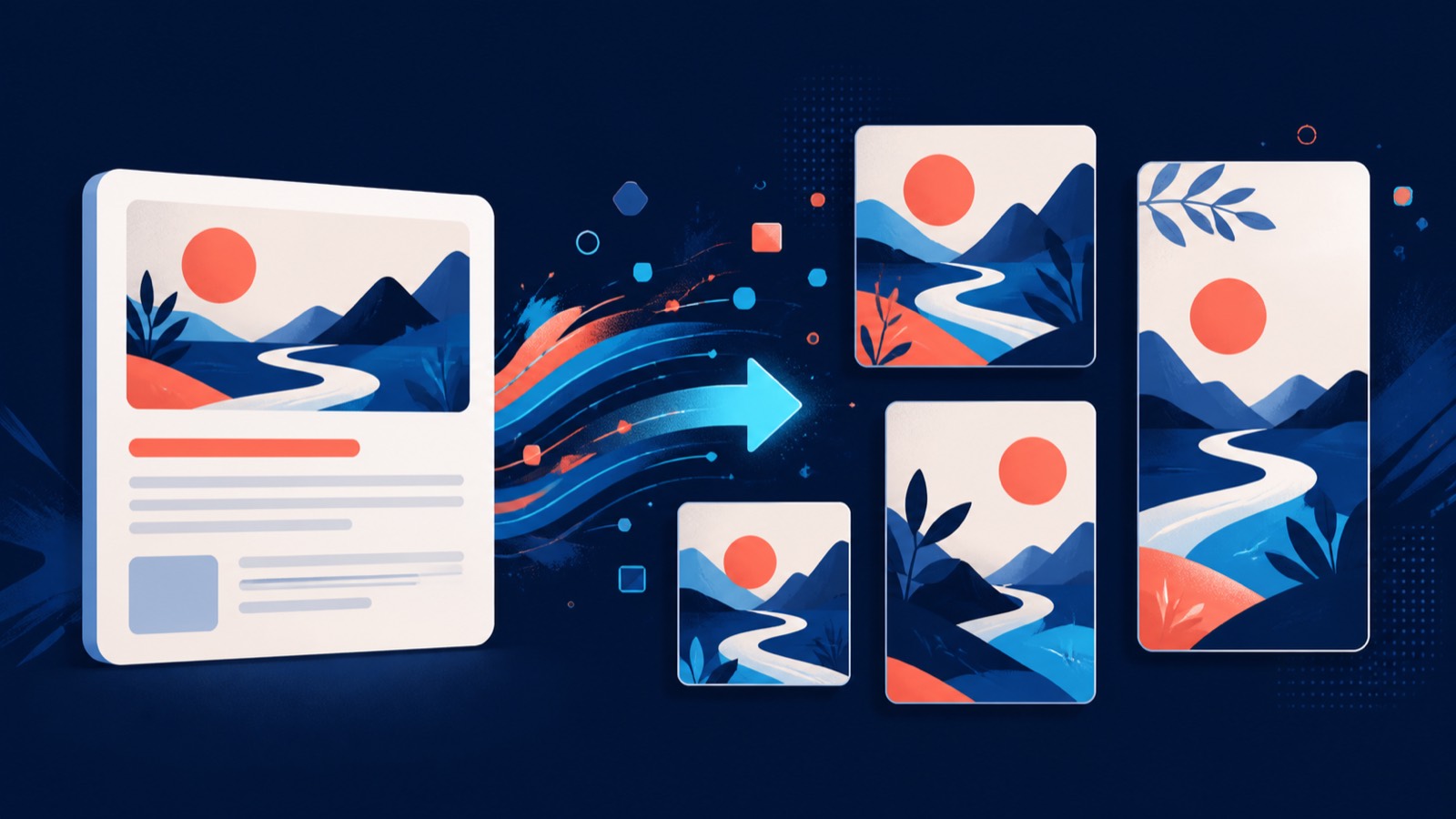 From Blog Post to Social Visuals with AI